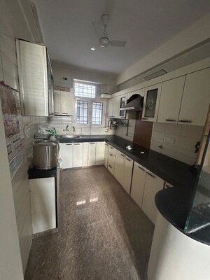 Kitchen in 3 BHK Apartment at Shivlok CGHS Apartments, Sector 21d Indira Enclave – for Rent
