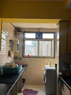 Kitchen in 2.5 BHK Apartment at Hiranandani Meadows, Manpada – for Rent