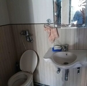 Bathroom in 2 BHK Apartment at VFVA Towers, Majiwada – for Rent