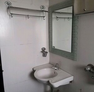 Bathroom in 2 BHK Apartment at Lodha Paradise, Majiwada – for Rent