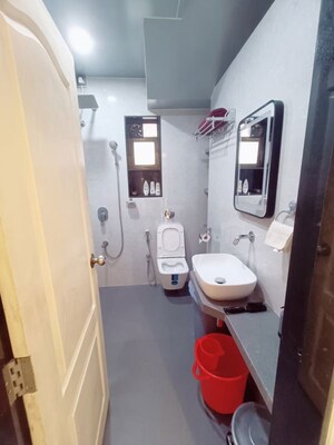 Bathroom in 2 BHK Apartment at Amal Juhu Sheetal CHS, Juhu – for Sale
