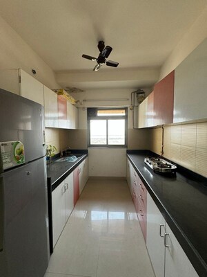 Kitchen in 3 BHK Apartment at Lodha Splendora, Ghodbunder Road – for Rent