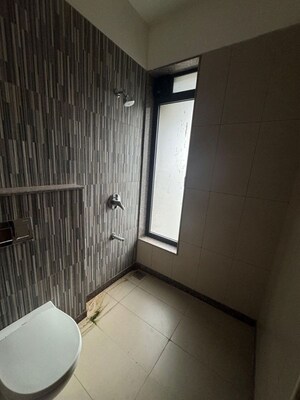 Bathroom in 3 BHK Apartment at Shapoorji Pallonji Vicinia, Powai – for Rent