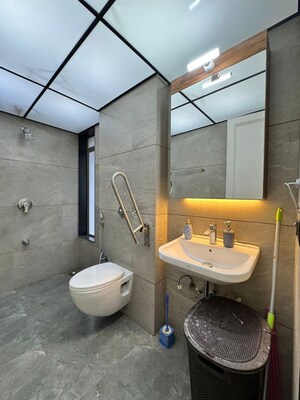 Bathroom in 3 BHK Apartment at Lodha Splendora, Ghodbunder Road – for Sale