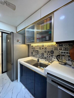 Kitchen in 3 BHK Apartment at Lodha Splendora, Ghodbunder Road – for Sale