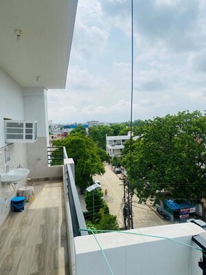 Balcony in 3 BHK Apartment at Rewarding Udhyam Vatika, Manrauli – for Rent