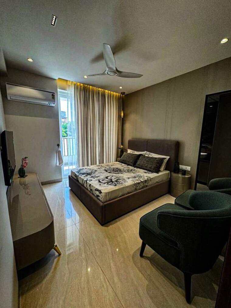 Bedroom, northview-homez 3 Bedroom 1910 Sq.Ft. Apartment In Ambala Highway Zirakpur 10377445