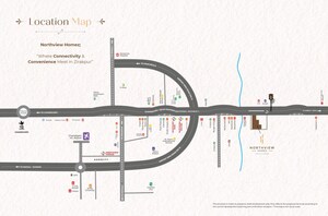 3 BHK Apartment – Map Location View at Northview Homez, Ambala Highway - for Sale