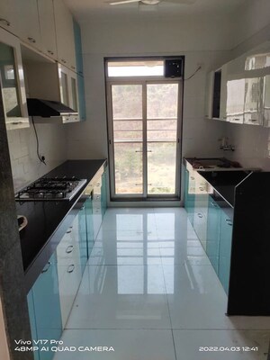 Kitchen in 2.5 BHK Apartment at L And T Seawoods Residences, Seawoods – for Rent