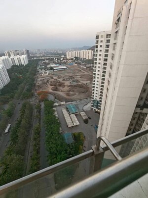 Balcony in 3 BHK Apartment at Kumar Megapolis, Hinjewadi – for Rent