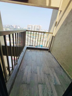 Balcony in 2 BHK Apartment at Runal Spacio, Ravet – for Rent