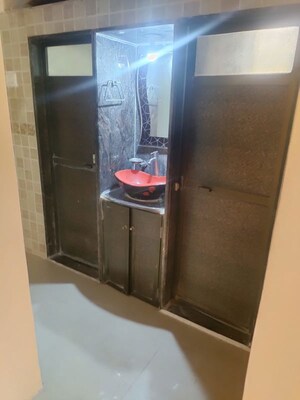 Bathroom in 1 BHK Apartment at Vaishali Nagar CHS, Mulund West – for Rent