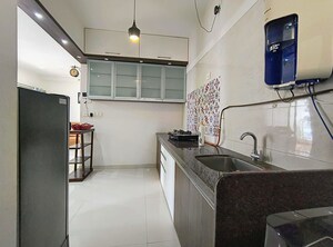 Kitchen in 3 BHK Apartment at Duville Riverdale, Kharadi – for Rent