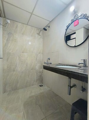 Bathroom in 3 BHK Apartment at Duville Riverdale, Kharadi – for Rent