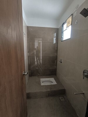 Bathroom in 3 BHK Apartment at Ajmera Housing Society, Pimpri – for Rent