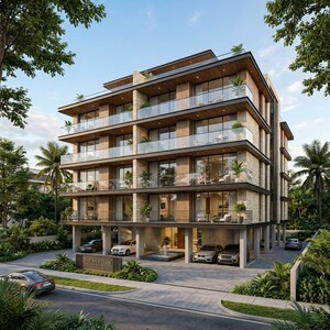 3.5 BHK Apartment – Exterior View View at MRG Crown, Sector 106 - for Sale