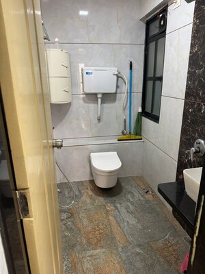 Bathroom in 2 BHK Apartment at Yashvasin CHS Ltd, Kharghar – for Rent