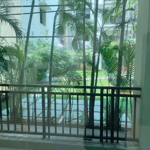 Balcony in 3 BHK Apartment at Vasavi Shreemukh Homes, Kondapur – for Rent