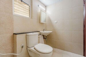 Bathroom in 3 BHK Apartment at MJR Pearl, Whitefield – for Rent