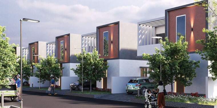 Exterior View, sark-town-homes 3 Bedroom 1600 Sq.Ft. Villa In Shankarpalli Hyderabad 10372092