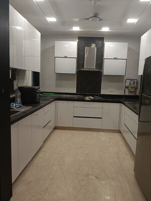 Kitchen in 4 BHK Builder Floor at Mansarover Garden – for Sale