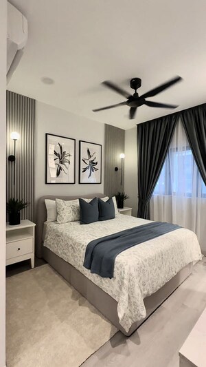 Bedroom in 2 BHK Apartment at Vashi Sector 12 – for Rent