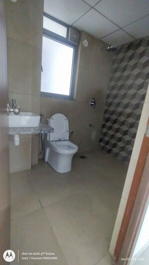 Bathroom in 3 BHK Apartment at Kalpataru Immensa B, Kolshet Road – for Rent