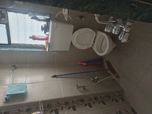 Bathroom in 2 BHK Apartment at Sandesh Nagar – for Rent
