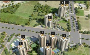 3 BHK Apartment – Exterior View View at Adani M2K Oyster Grande, Sector 102 - for Sale