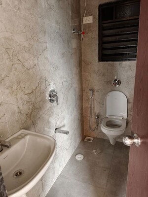 Bathroom in 1 BHK Apartment at Sandesh Nagar – for Rent
