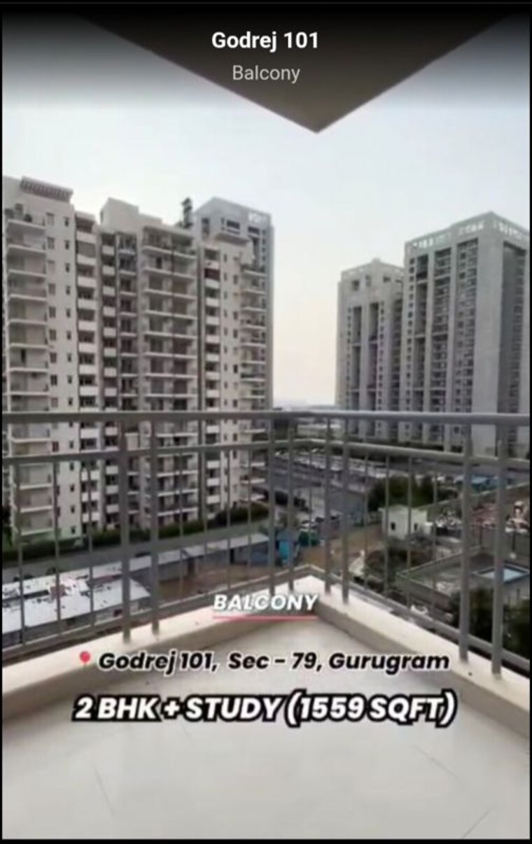 Exterior View, godrej-101 2 Bedroom 1559 Sq.Ft. Apartment In Sector 79 Gurgaon 10378140