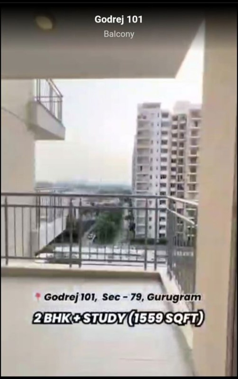 Exterior View, godrej-101 2 Bedroom 1559 Sq.Ft. Apartment In Sector 79 Gurgaon 10378140