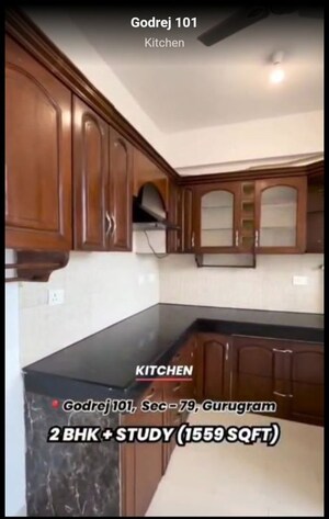 Kitchen in 2 BHK Apartment at Godrej 101, Sector 79 – for Sale