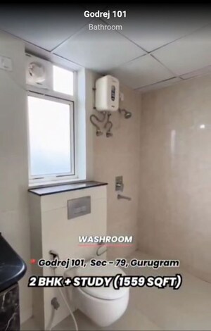 Bathroom in 2 BHK Apartment at Godrej 101, Sector 79 – for Sale