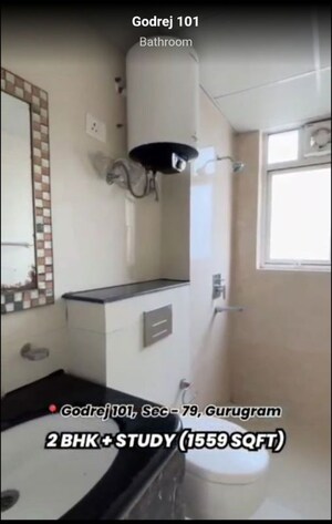Bathroom in 2 BHK Apartment at Godrej 101, Sector 79 – for Sale