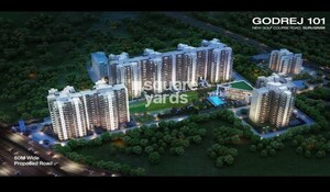 3 BHK Apartment – Exterior View View at Godrej 101, Sector 79 - for Sale