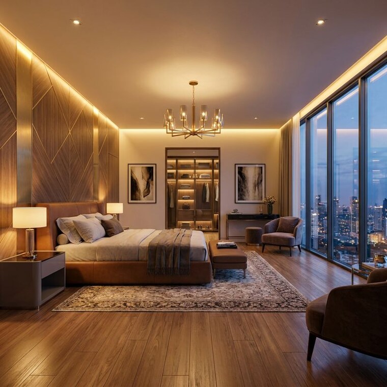 Bedroom, emperium-titan 3 Bedroom 1906 Sq.Ft. Apartment In Sector 88a Gurgaon 10378086