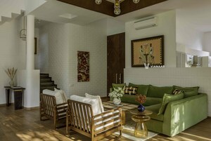 Living Room in 3 BHK Villa at Assagao – for Sale