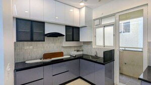 Kitchen in 3 BHK Apartment at Aurobindo The Regent, Kondapur – for Rent