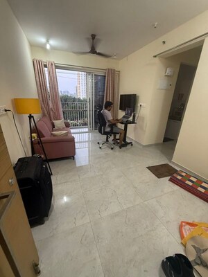 Living Room in 1 BHK Apartment at Tata Serein, Pokhran Road No Two – for Rent