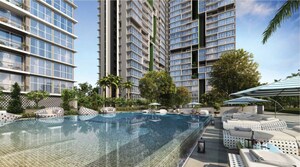 1 BHK Apartment – Exterior View View at Tata Serein, Pokhran Road No Two - for Rent