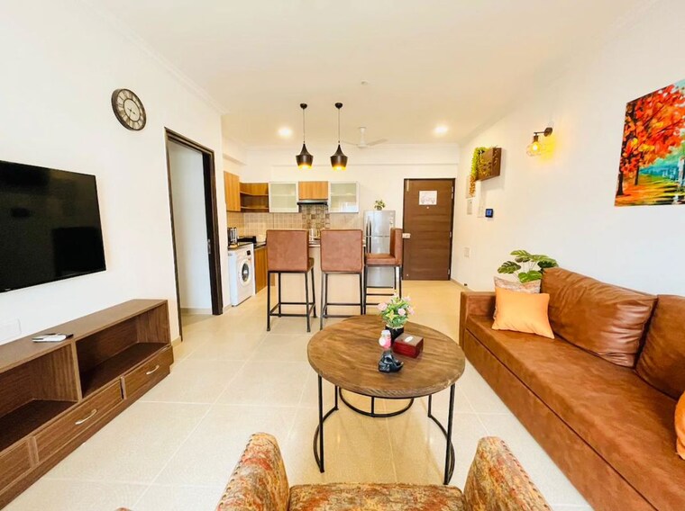 Living Room, k-raheja-vistas-premiere 3 Bedroom 3500 Sq.Ft. Apartment In Mohammadwadi Pune 10378377