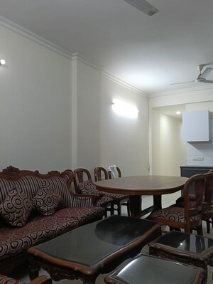 Living Room in 2.5 BHK Builder Floor at Anamika Enclave, Sector 14 – for Rent