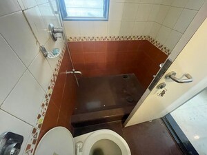 Bathroom in 3 BHK Apartment at Satyam CHS Andheri West, Andheri West – for Rent
