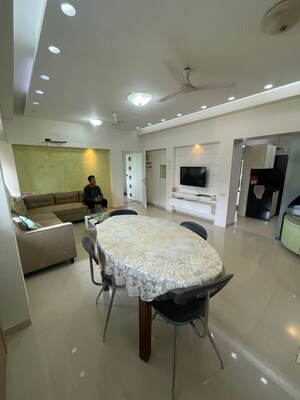 Living Room in 3 BHK Apartment at Satyam CHS Andheri West, Andheri West – for Rent