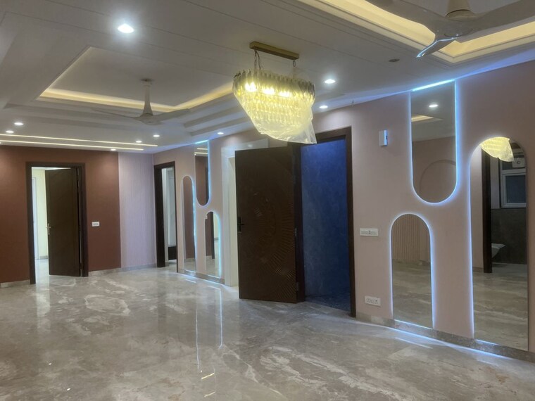 Living Room, unitech-arcadia 4 Bedroom 365 Sq.Yd. Builder Floor In South City 2 Gurgaon 10378369