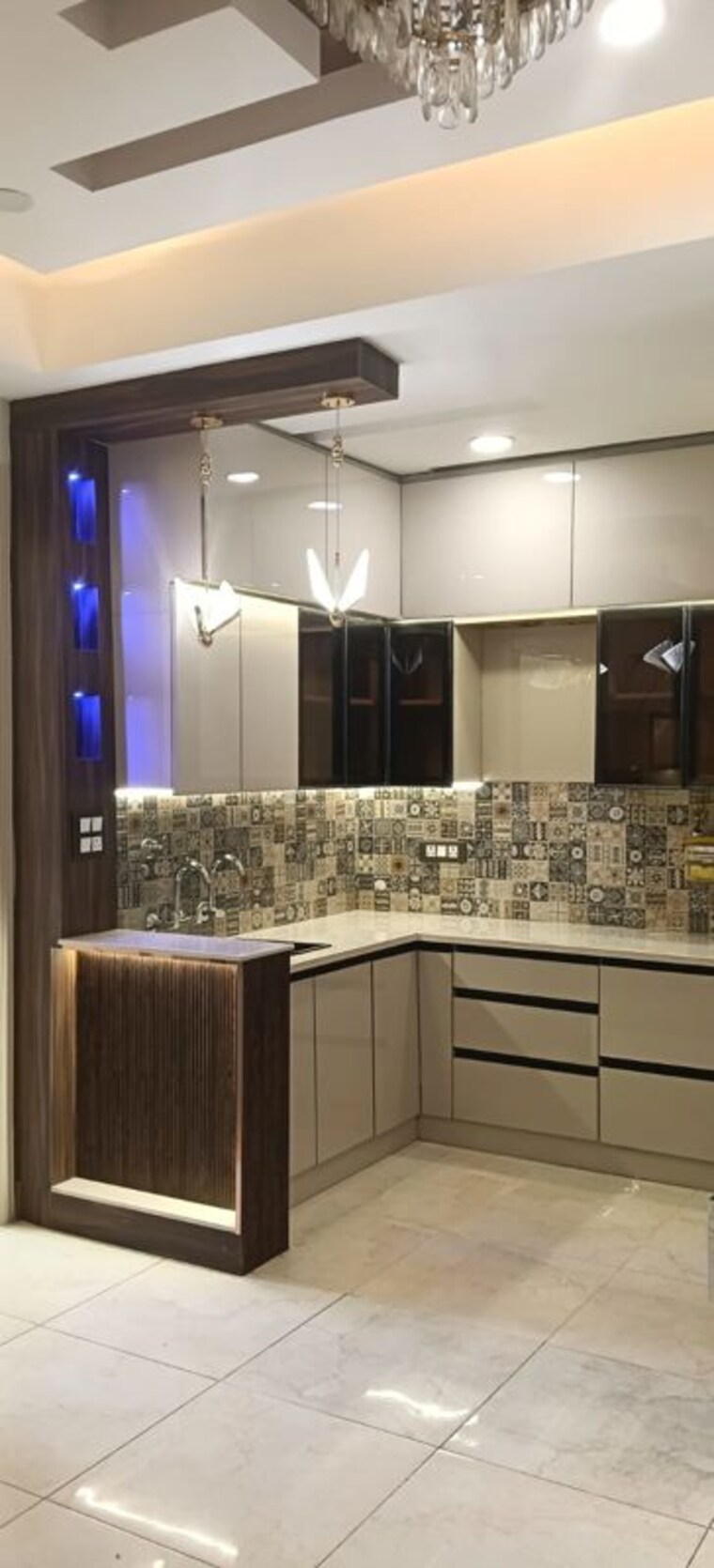 Kitchen, civitech-florencia 3 Bedroom 1650 Sq.Ft. Apartment In Vaishali Sector 9 Ghaziabad 10378440