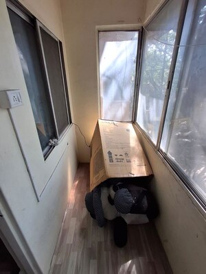 Balcony in 2 BHK Apartment at Popular Heights, Koregaon Park – for Rent