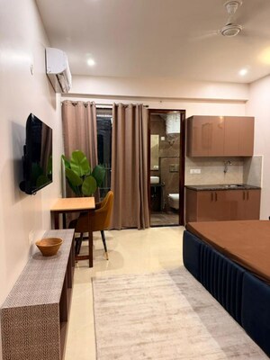 Kitchen in 1 RK Builder Floor at South City 1 – for Rent