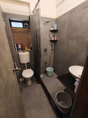 Bathroom in 1 BHK Apartment at Khar West – for Rent